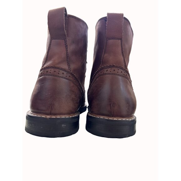Dr Scholls men’s brown leather oxford boots size 12M SKu 4890 main image 8